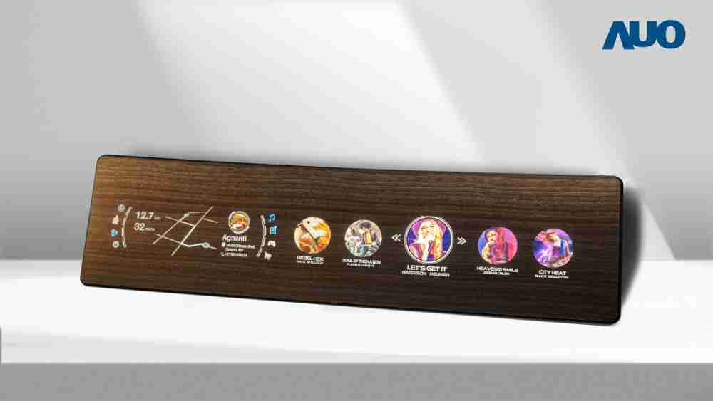 尊龙集团研发全球最高穿透度达80%的AmLED木纹显示器，，，可于使用时呈现高亮度、、清晰可见的信息，，，，并在不使用时回归为单纯的饰板，，节能兼具美观